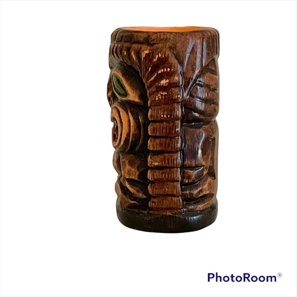 VTG Souvenir Hawaiian Tiki Toothpick Holder, Made In Japan, NOS - Picture 2 of 6